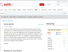 Tablet Screenshot of american.blog.auto.cz