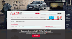 Desktop Screenshot of land-rover.auto.cz