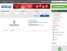 Tablet Screenshot of maserati.auto.az