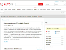 Tablet Screenshot of amerika.blog.auto.cz