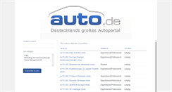 Desktop Screenshot of jobs.auto.de