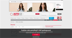 Desktop Screenshot of mazda.auto.cz