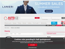 Tablet Screenshot of mazda.auto.cz