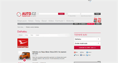 Desktop Screenshot of daihatsu.auto.cz