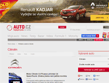 Tablet Screenshot of citroen.auto.cz