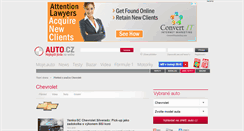 Desktop Screenshot of chevrolet.auto.cz