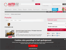 Tablet Screenshot of porsche.auto.cz